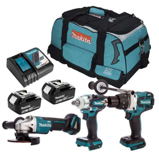 Pack Makita DLX3150TX1 3 machines 18V LXT