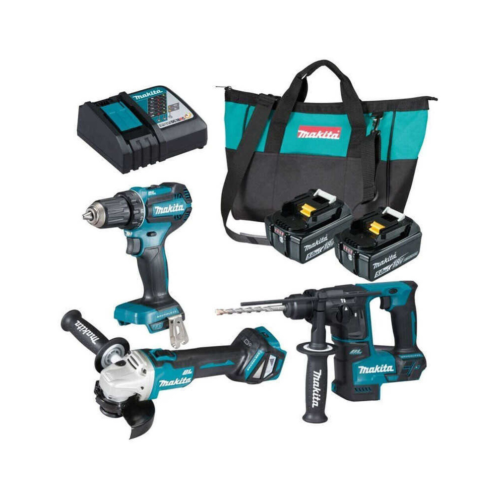 Pack 3 machines sans fil 18 V Makita DLX3179TX1