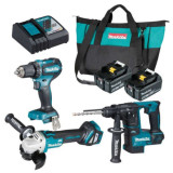 Pack 3 machines sans fil 18 V Makita DLX3179TX1