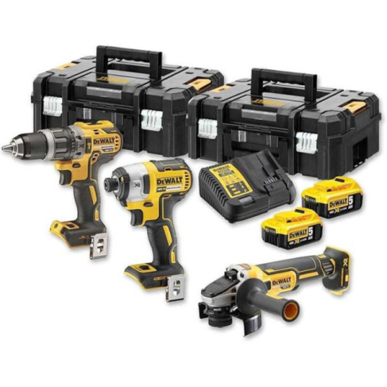 Pack DeWalt DCK384P2T-QW 18V XR 3 machines