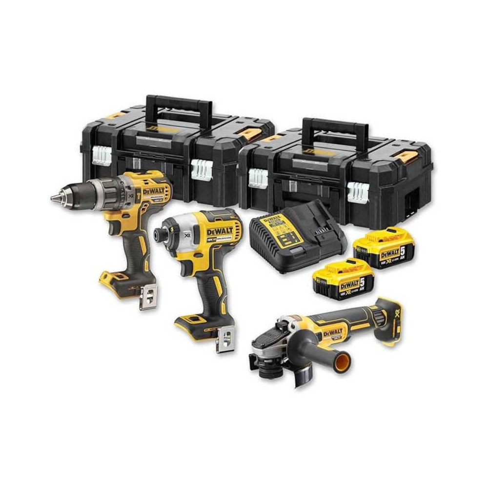 Pack DeWalt DCK384P2T-QW 18V XR 3 machines