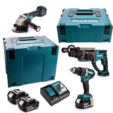 Pack 3 machines Makita DLX3093TJ 3x5,0 Ah