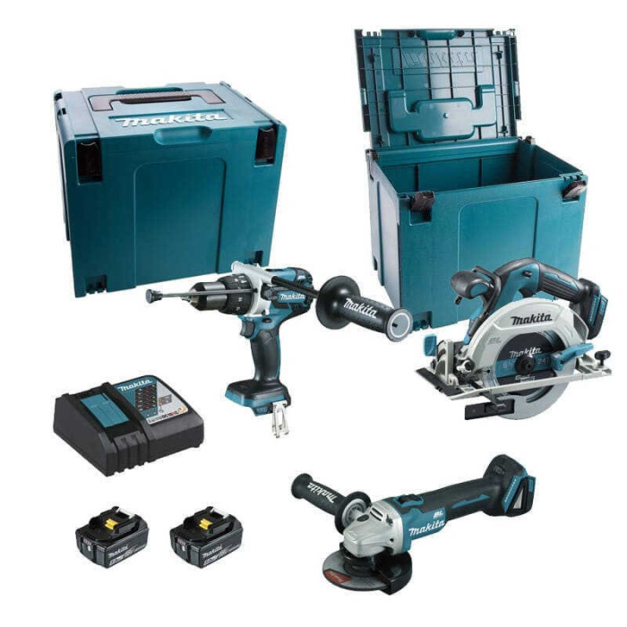 Pack 3 machines sans fil 18 V Makita DLX3095PTJ