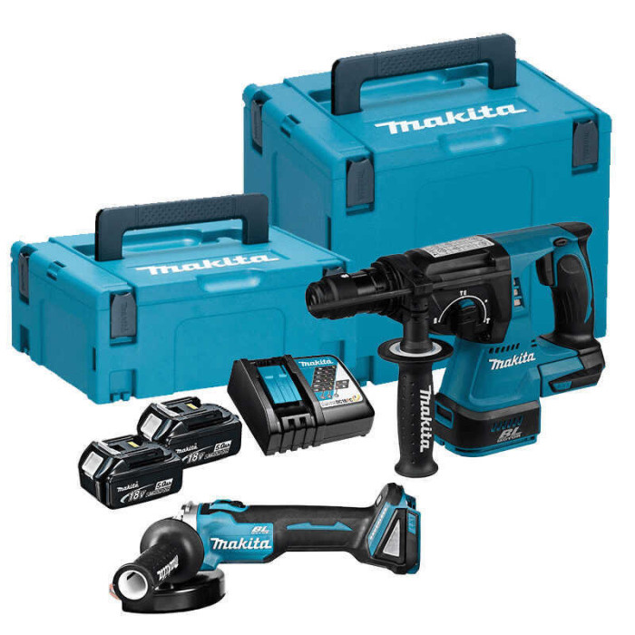 Pack 2 machines Makita DLX2125TJ1 18V LXT