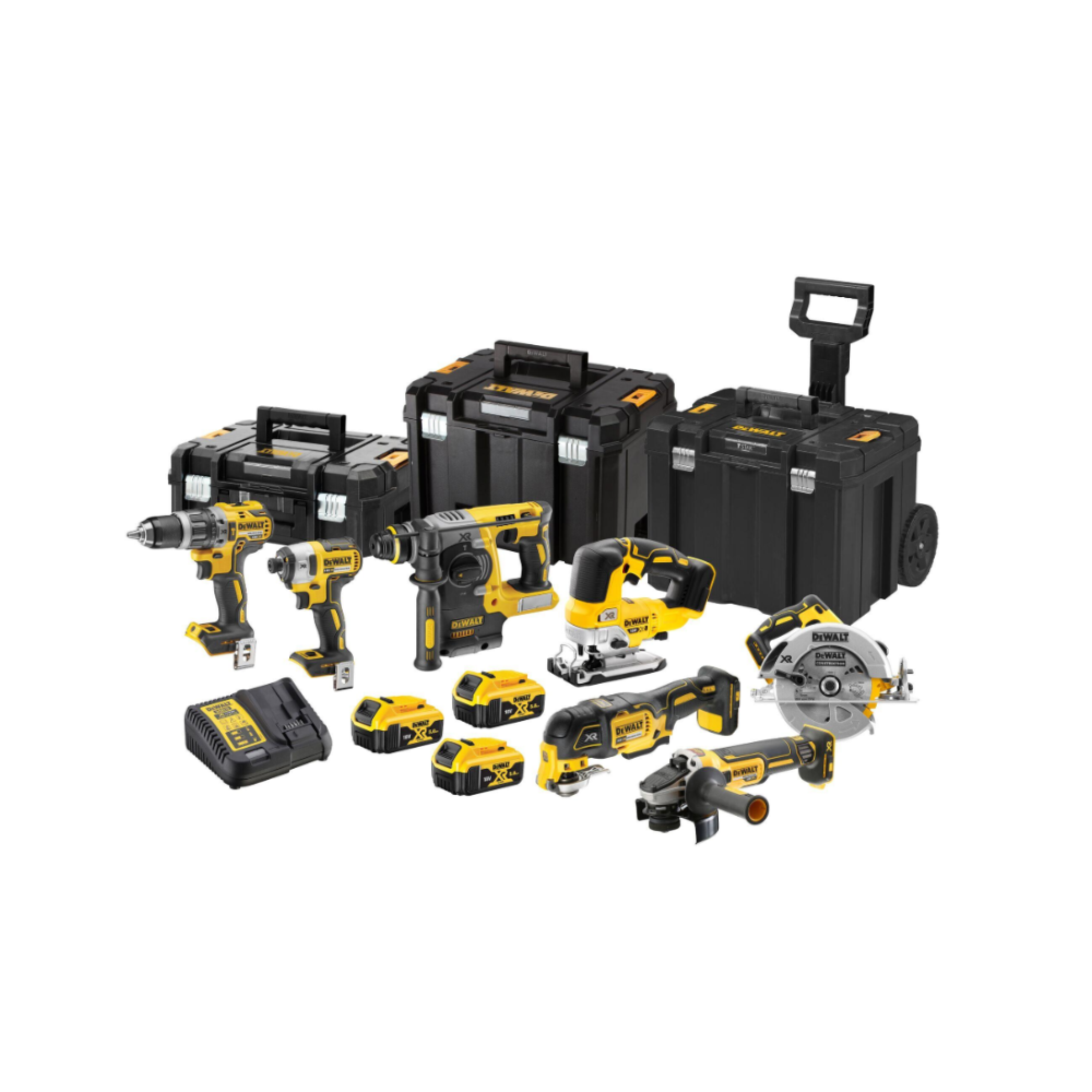 Pack 7 machines DeWalt DCK755P3T 18V XR 5,0 Ah