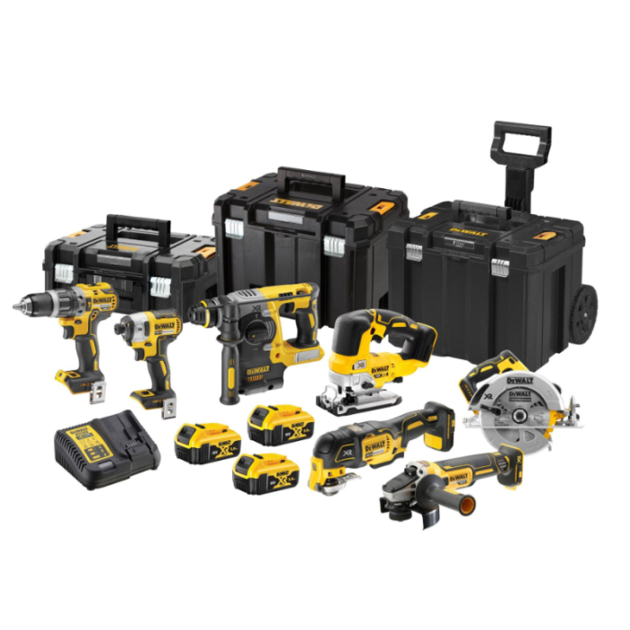 Pack 7 machines DeWalt DCK755P3T 18V XR 5,0 Ah