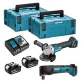 Combopack 2 outils 2X 5,0 ah Makita DLX2154TJ1