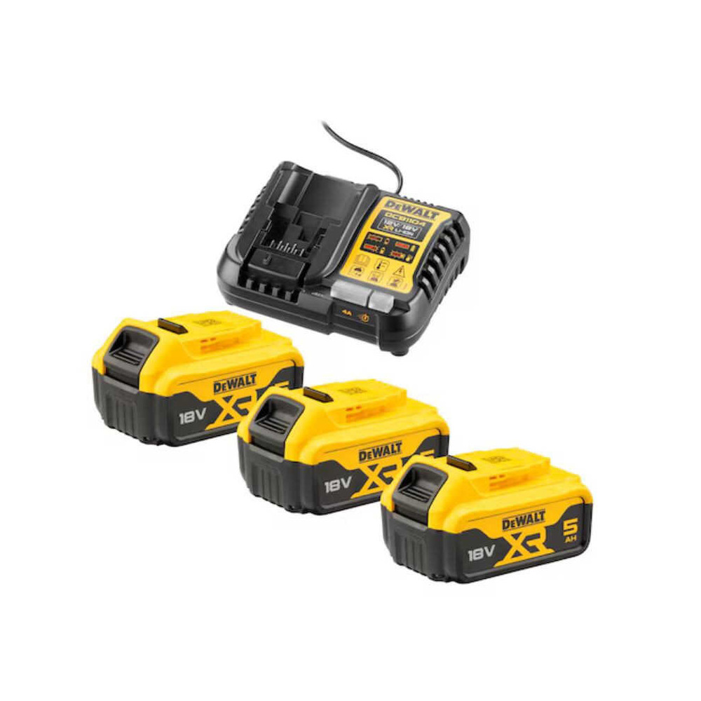 Pack 3 batteries 5,0 Ah DeWalt DCB1104P3-QW