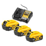 Pack 3 batteries 5,0 Ah DeWalt DCB1104P3-QW