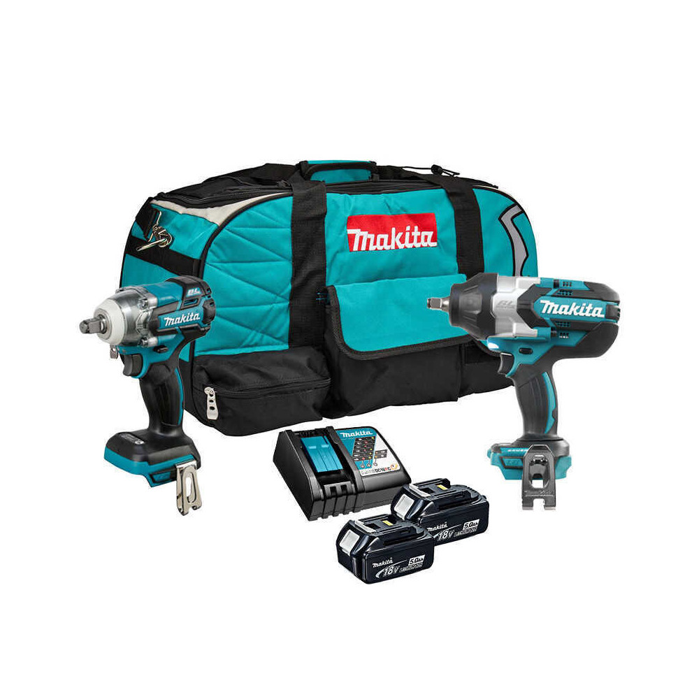 Pack Makita DLX2233TX1 2 boulonneuses 18V LXT