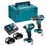 Pack 2 machines Makita DLX2414JX4 18V LXT