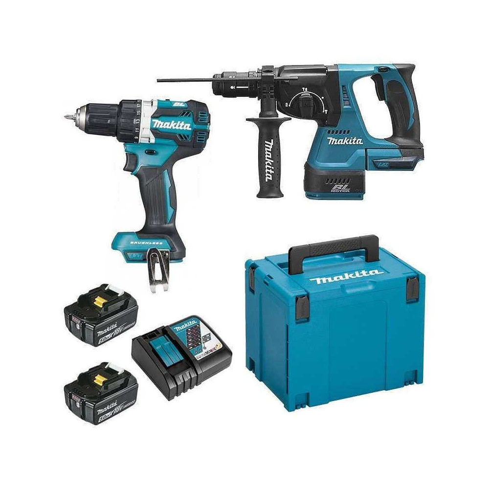 Pack Makita DLX2191TJ 18V LXT 2x5,0 Ah