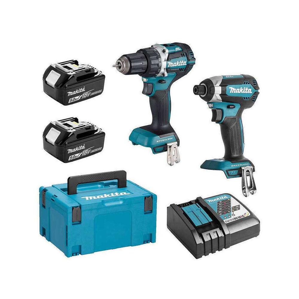 Pack Makita DLX2189TJ 18V LXT 2x5,0 Ah