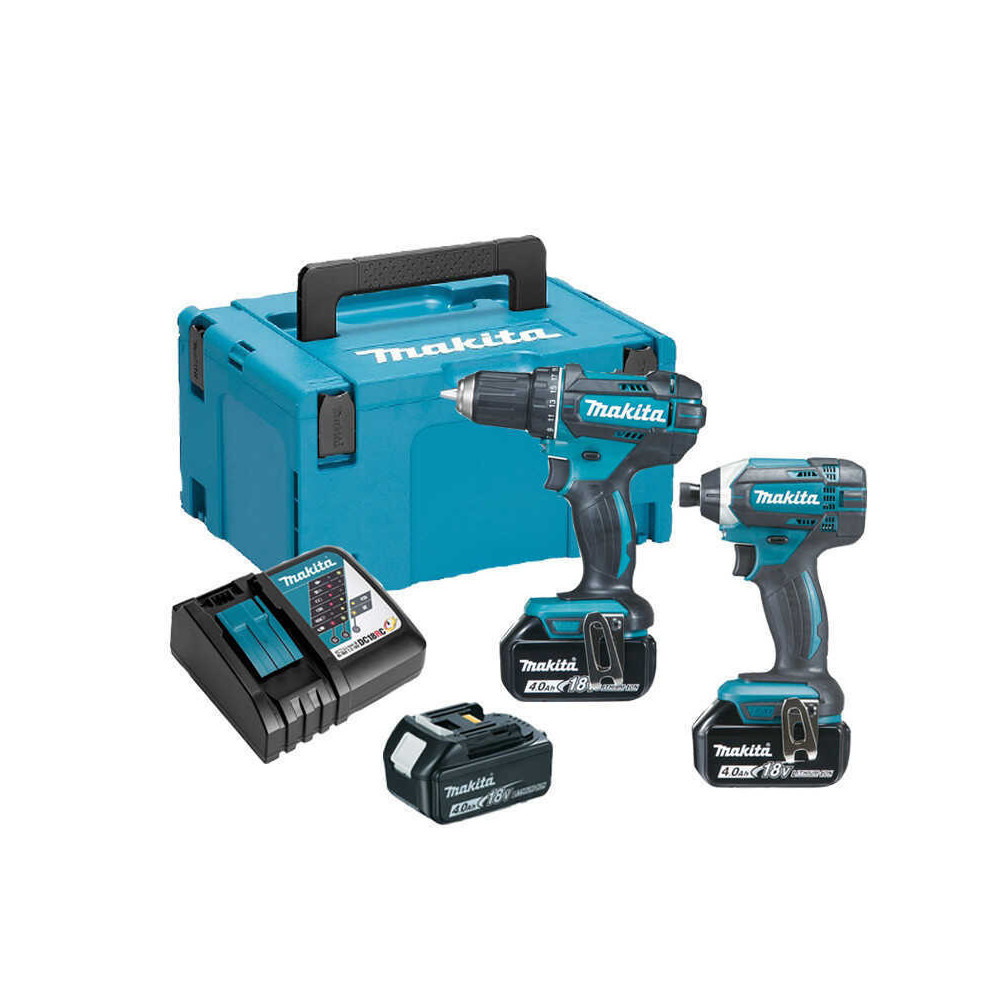 Pack 2 machines Makita DLX2127MJ1 3 x 4,0 Ah