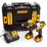 Pack DeWalt DCK2110L2T-QW 12V XR DCD701 + DCF801