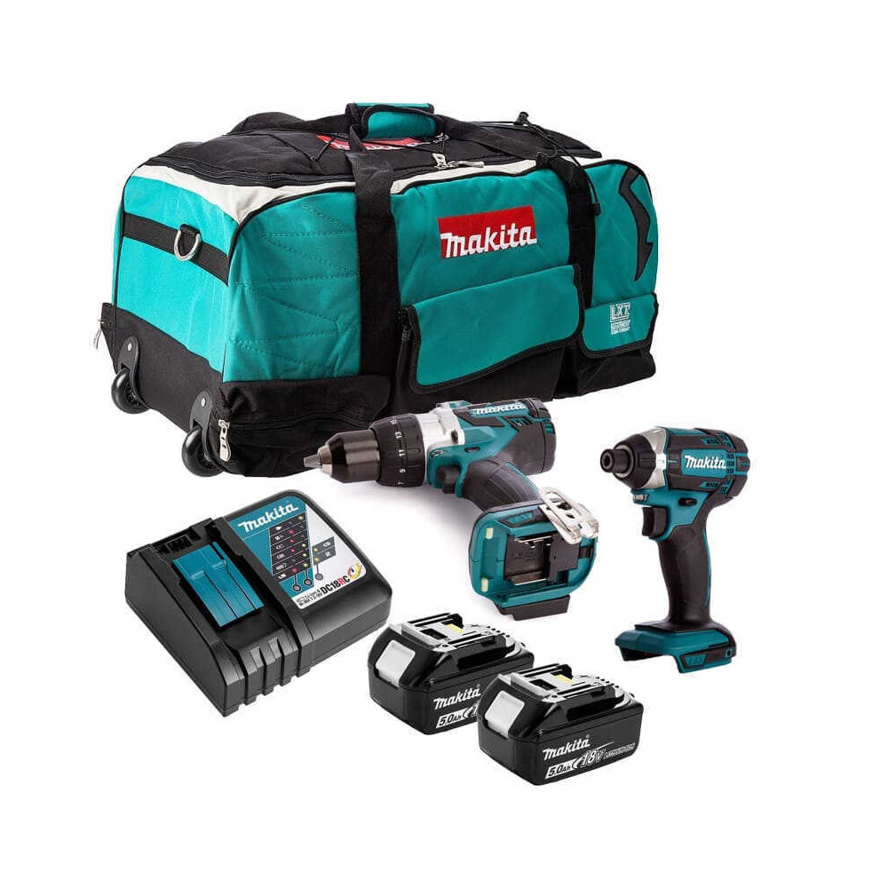 Pack Makita DLXCBO032 18V LXT 2x5,0 Ah