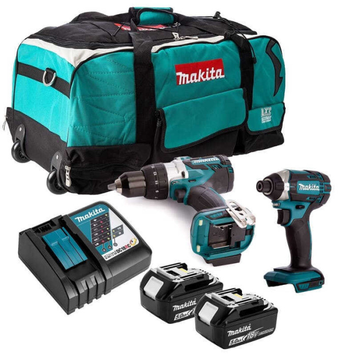 Pack Makita DLXCBO032 18V LXT 2x5,0 Ah