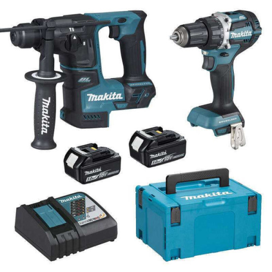 Pack Makita DLX2271TJ 18V LXT 2x5,0 Ah