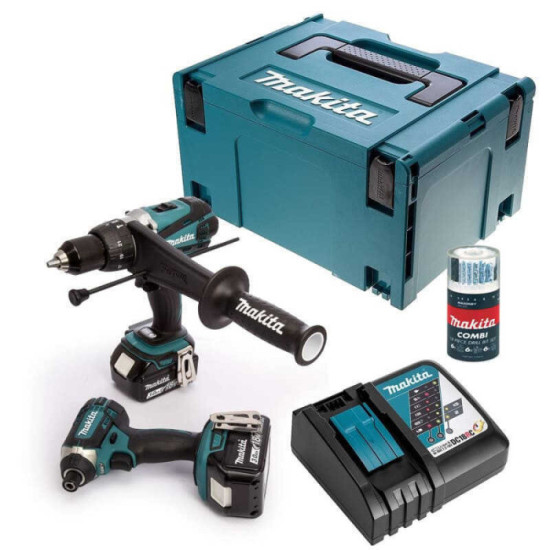 Pack outils sans fil Makita DLX2145FJ DHP458 + DTD152
