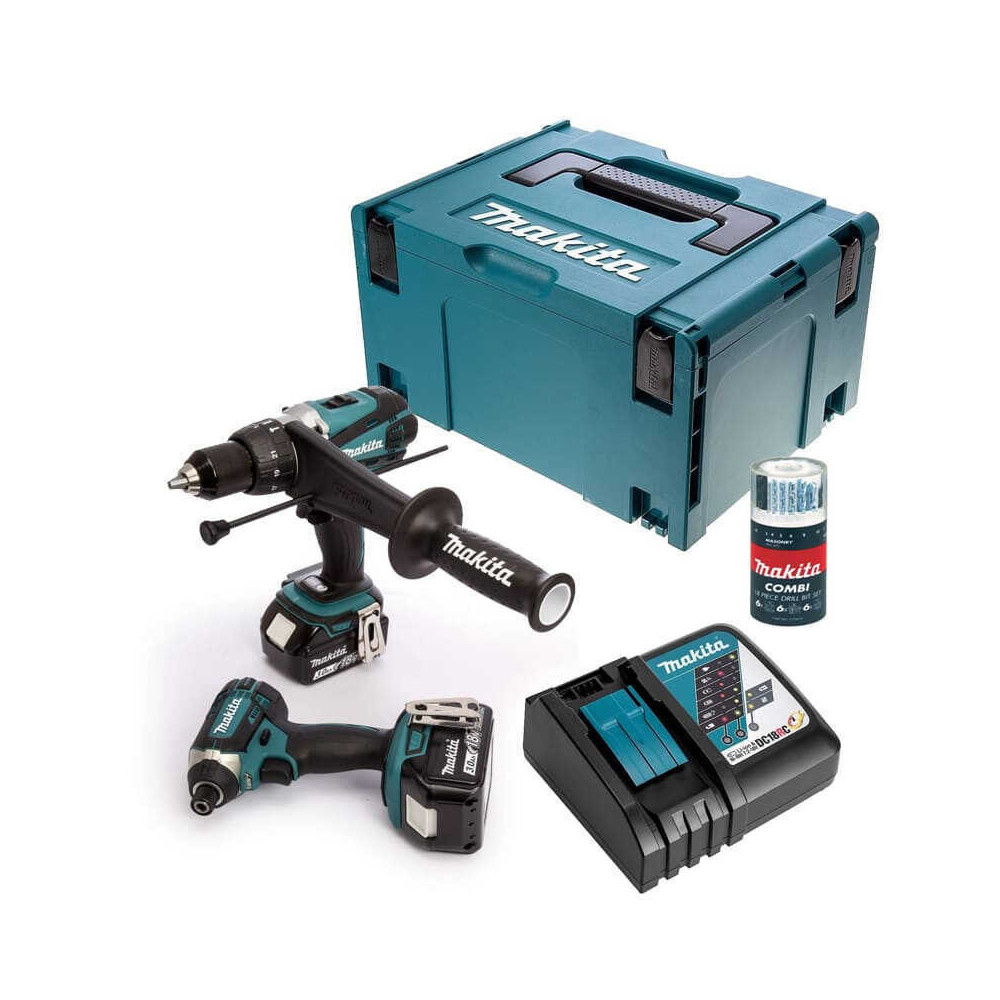 Pack outils sans fil Makita DLX2145FJ DHP458 + DTD152
