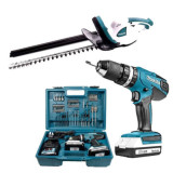 Pack perceuse et taille-haie Makita COMBO-HP457DWE10-UH522DZ