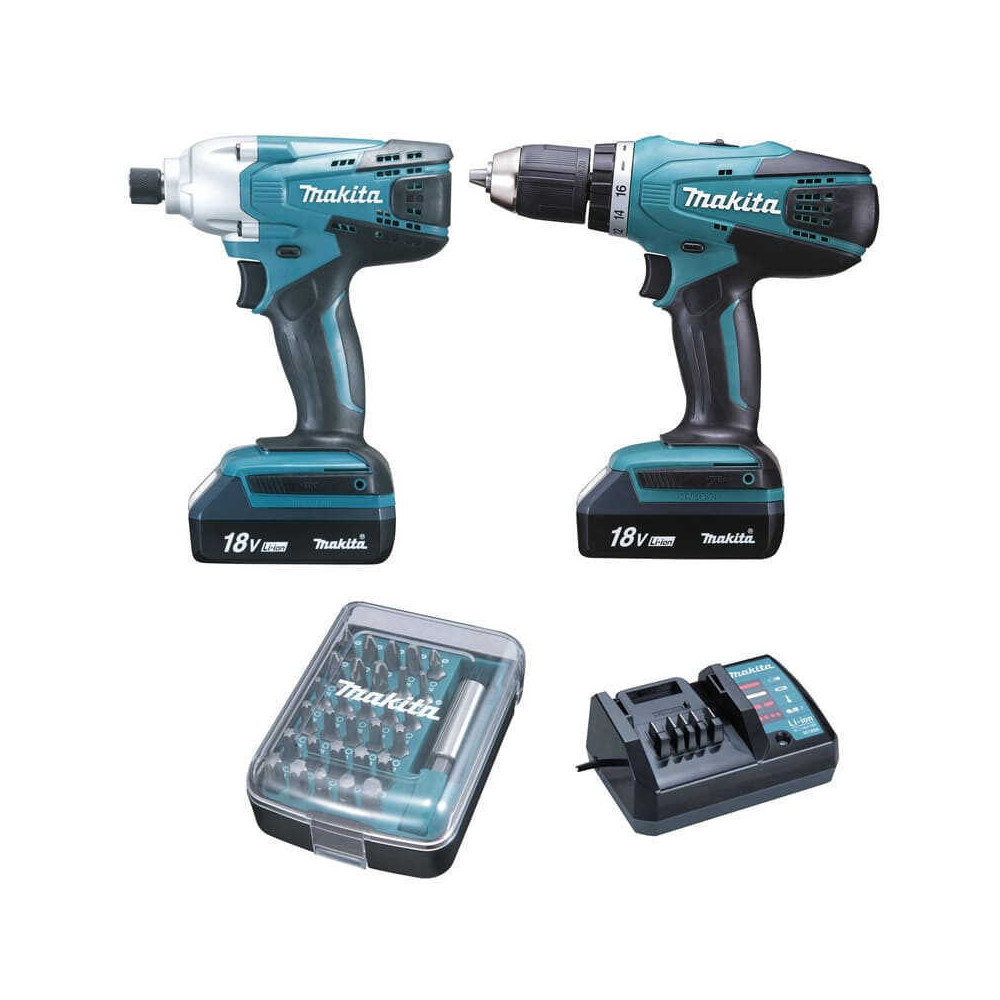 Pack Makita DK18354X1 18V 2 machines