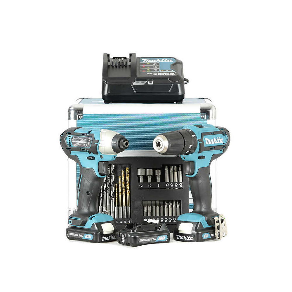 Pack perceuse et visseuse à chocs Makita CLX202SAX2