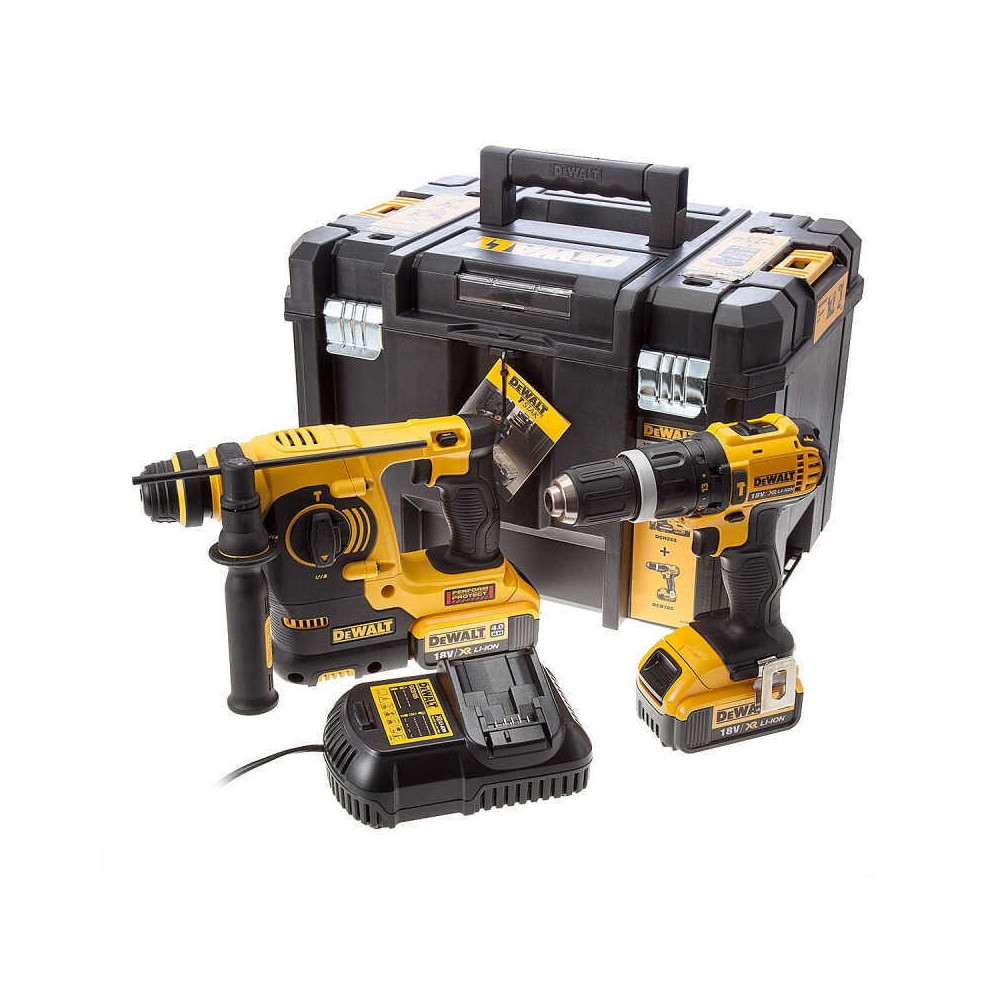 Pack DeWalt DCK206M2T perforateur + perceuse 18V