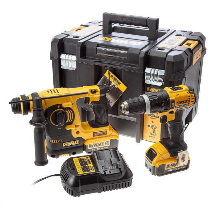 Pack DeWalt DCK206M2T perforateur + perceuse 18V