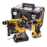 Pack DeWalt DCK206M2T perforateur + perceuse 18V