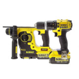 Pack DeWalt DCK206M2T perforateur + perceuse 18V