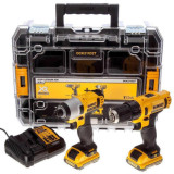 Pack perceuse et visseuse à chocs DeWalt DCK211D2T
