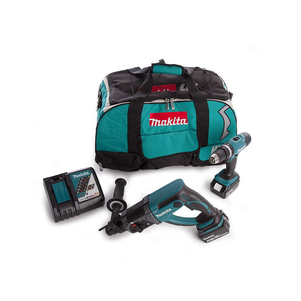 Pack perceuse et perforateur 18 V Makita DLX2025M