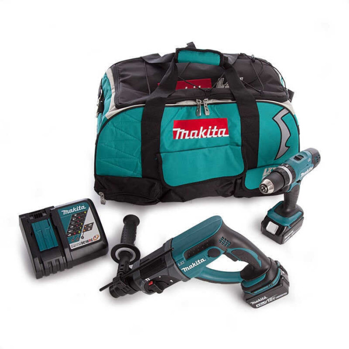 Pack perceuse et perforateur 18 V Makita DLX2025M