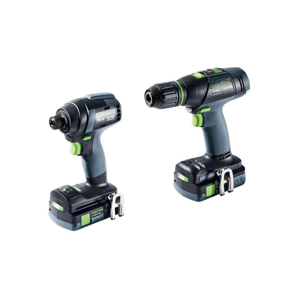 Set de vissage Festool TID 18 Basic-Set T18 576492