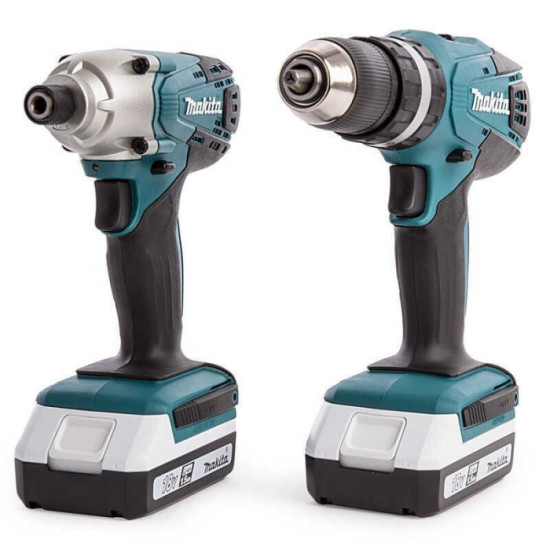 Pack 2 machines Makita DK18015X1 18V