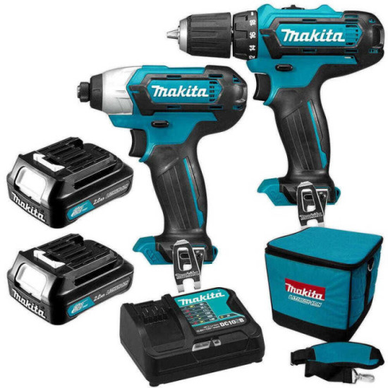 Pack perceuse et visseuse à chocs Makita CLX201SA