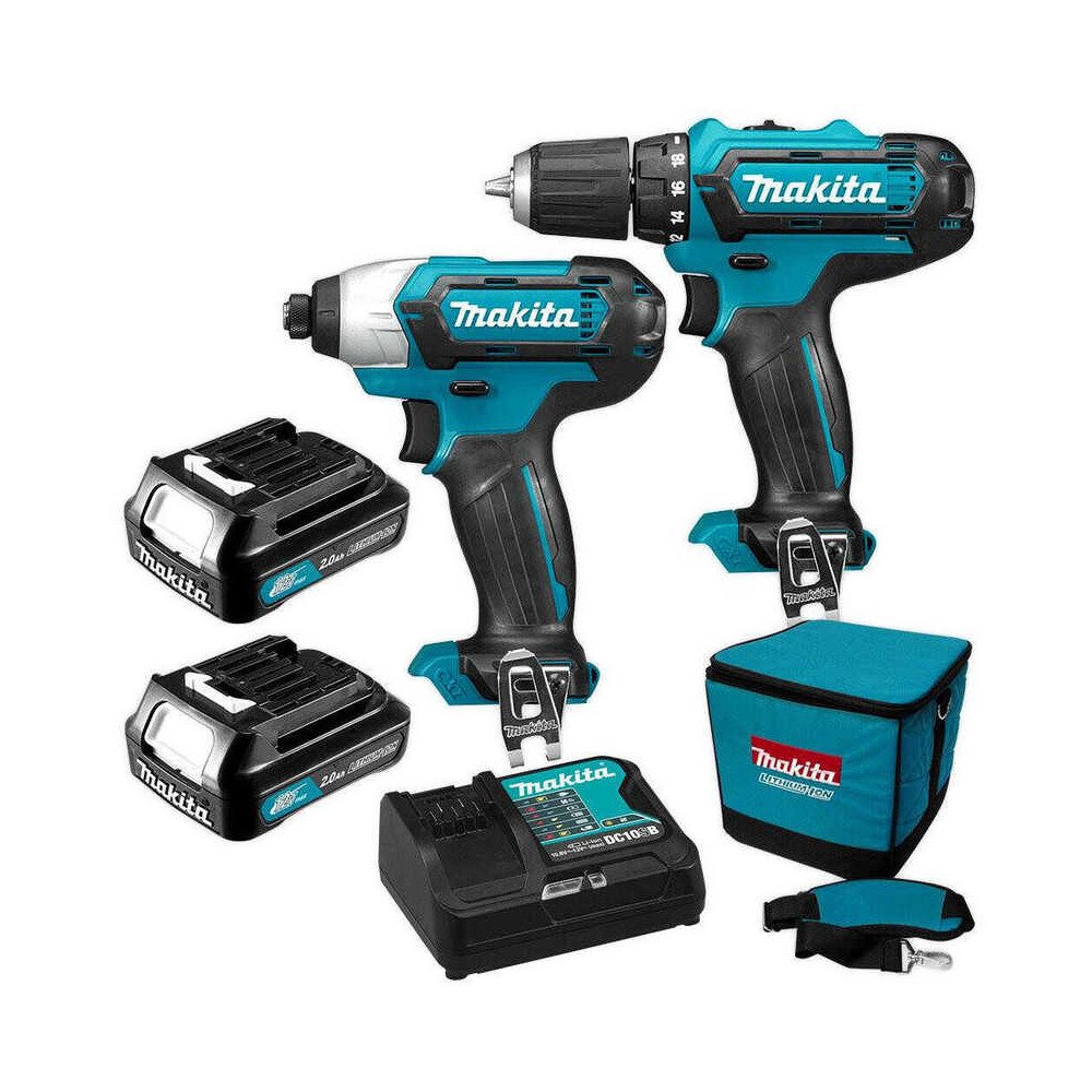 Pack perceuse et visseuse à chocs Makita CLX201SA
