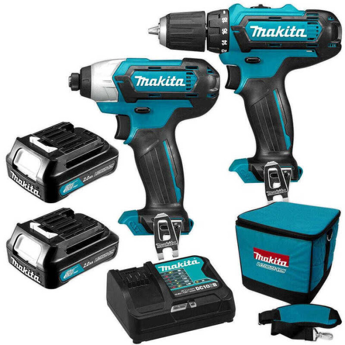 Pack perceuse et visseuse à chocs Makita CLX201SA