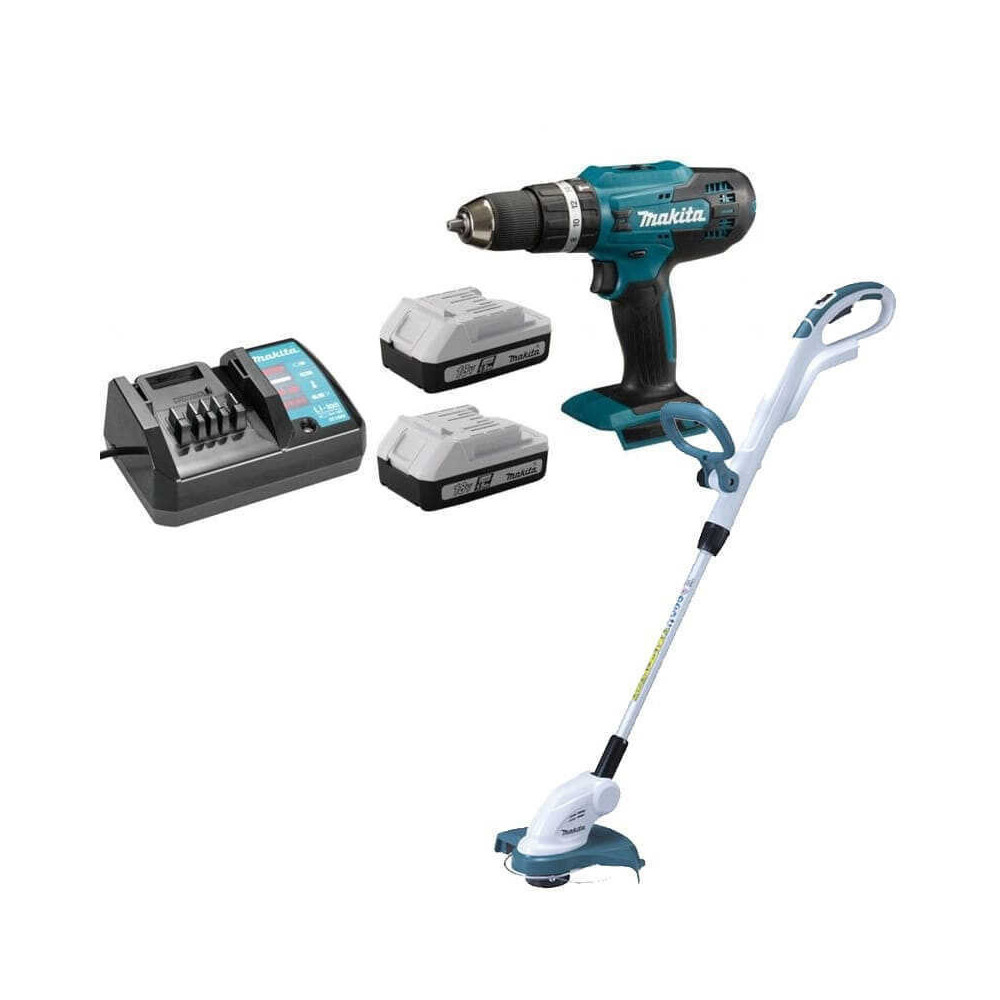 Pack Makita DF488DWE_UR180DZ perceuse + coupe-herbe