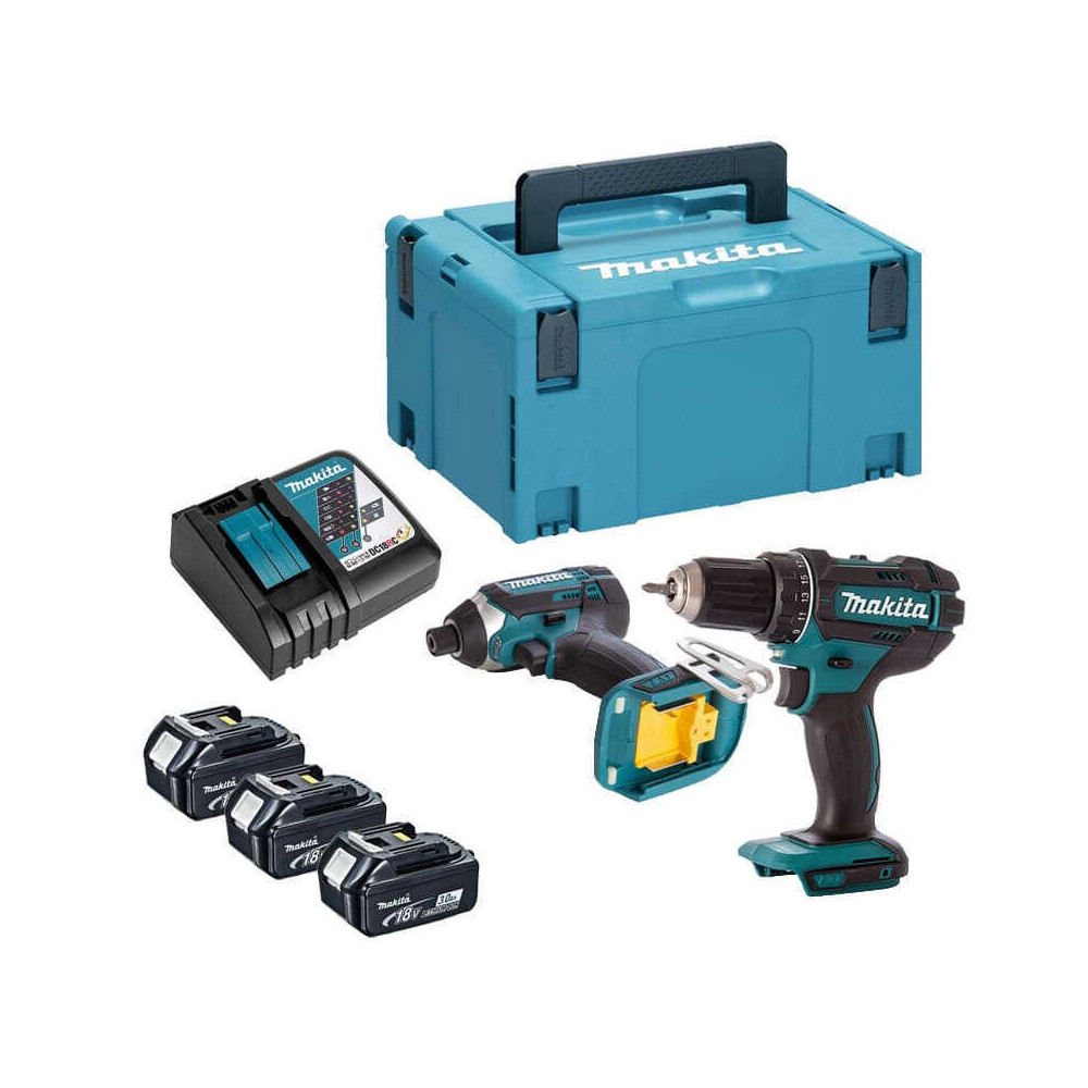 Pack 2 machines Makita DLX2127J1 18V LXT