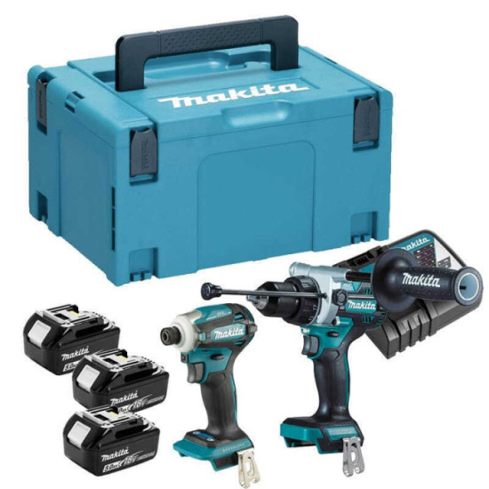 Pack 18V DHP486 DTD172 Makita DLXCBOB172-486