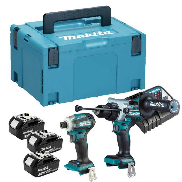 Pack 18V DHP486 DTD172 Makita DLXCBOB172-486