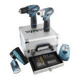 Pack perceuse, visseuse à chocs et lampe Makita LCT303X