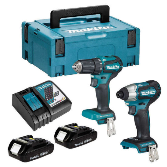 Pack 2 machines Makita DLX2220AJ 18V LXT