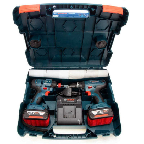 Pack GSB 18V-21 + GDX 18V-180 Bosch Professional 0615990M73