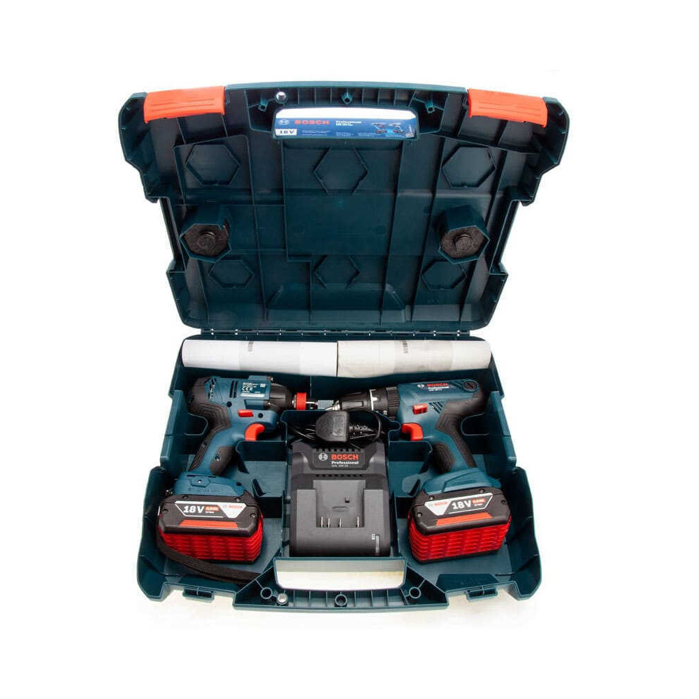 Pack GSB 18V-21 + GDX 18V-180 Bosch Professional 0615990M73