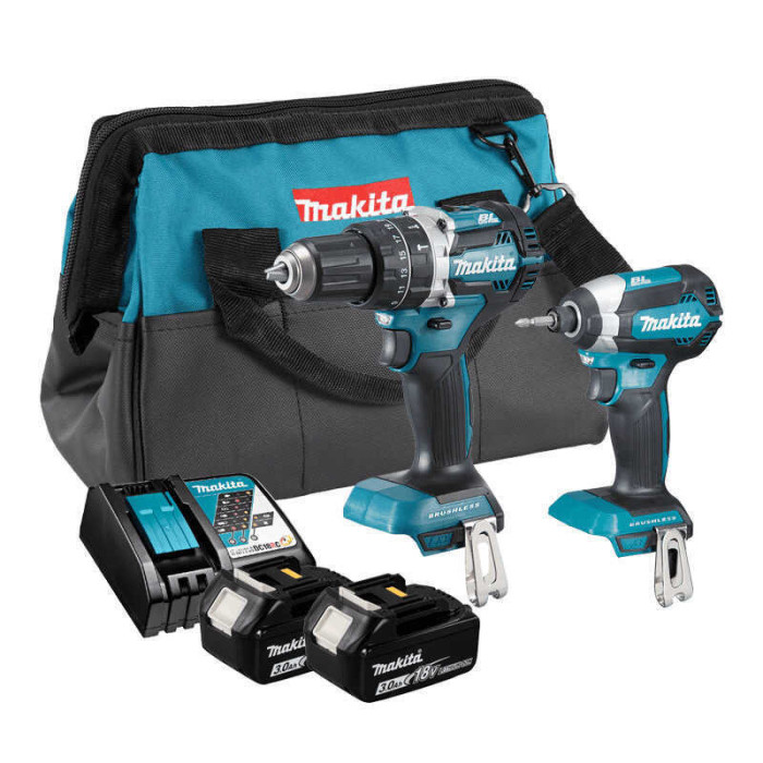 Pack Makita DLX2180S DHP484Z et DTD153Z 18V LXT