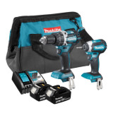 Pack Makita DLX2180S DHP484Z et DTD153Z 18V LXT