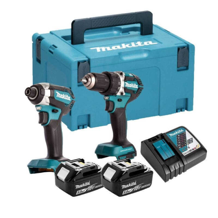Pack 2 machines Makita DLX2180TJ 18V LXT